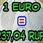 1 Euro Berapa Rupiah Jual